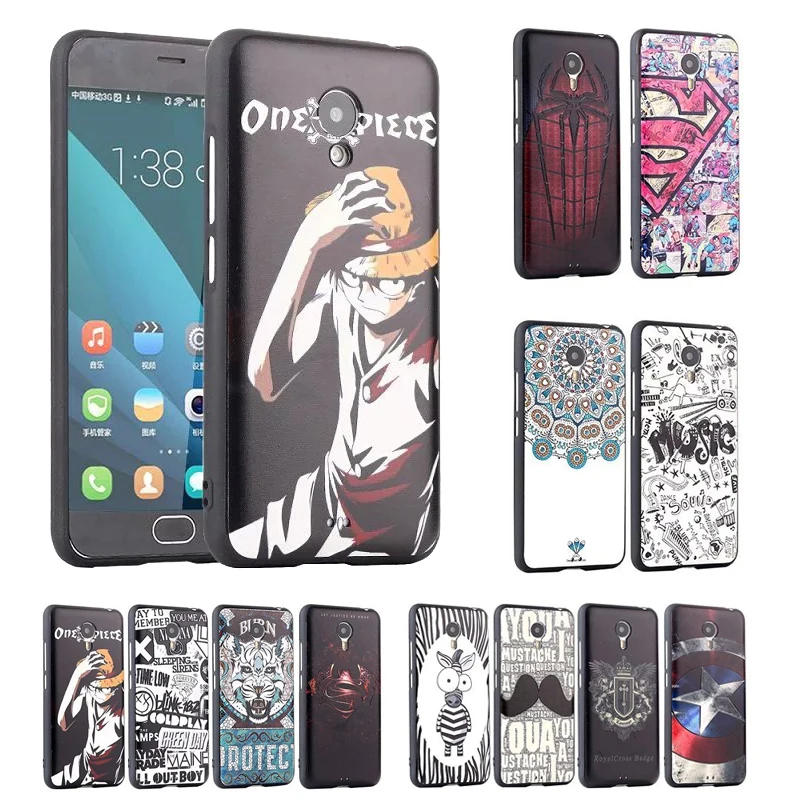 Gonorack 3D рельеф Скульптура Мягкие TPU чехол для Meizu M3 M3s мини M6s M5s M5 M6 Note Примечание