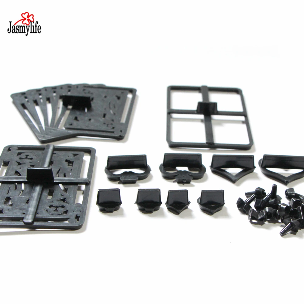 28 шт./компл. Poker Card резак для печенья пластиковый кекс Sugarcraft Fondant Cutter Set Cake Cutting Mold