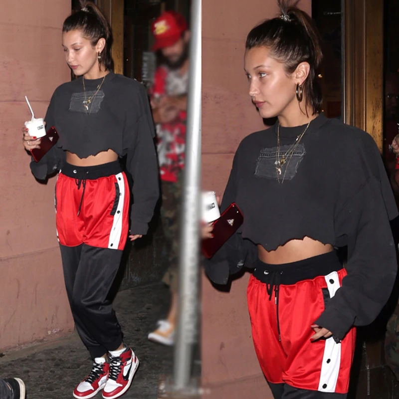 Кроп Топ женский однотонный оверсайз брендовая Асимметричная Короткая