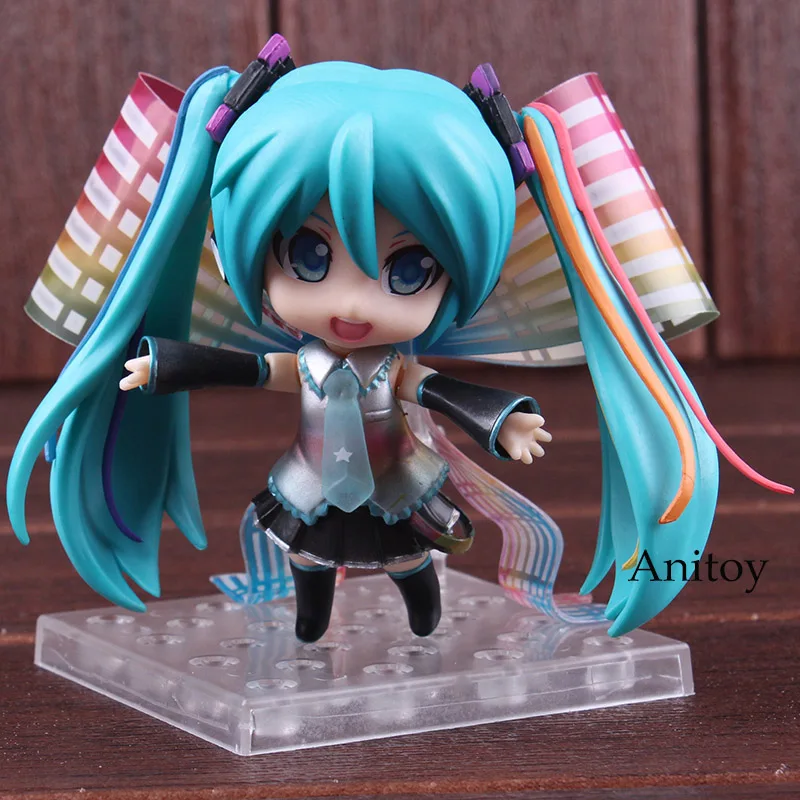 Мику Хацунэ Аниме Nendoroid 831 Хацунэ Мику фигурка 10-летие Ver. № 831 ПВХ фигурка Коллекционная модель игрушки 10 см