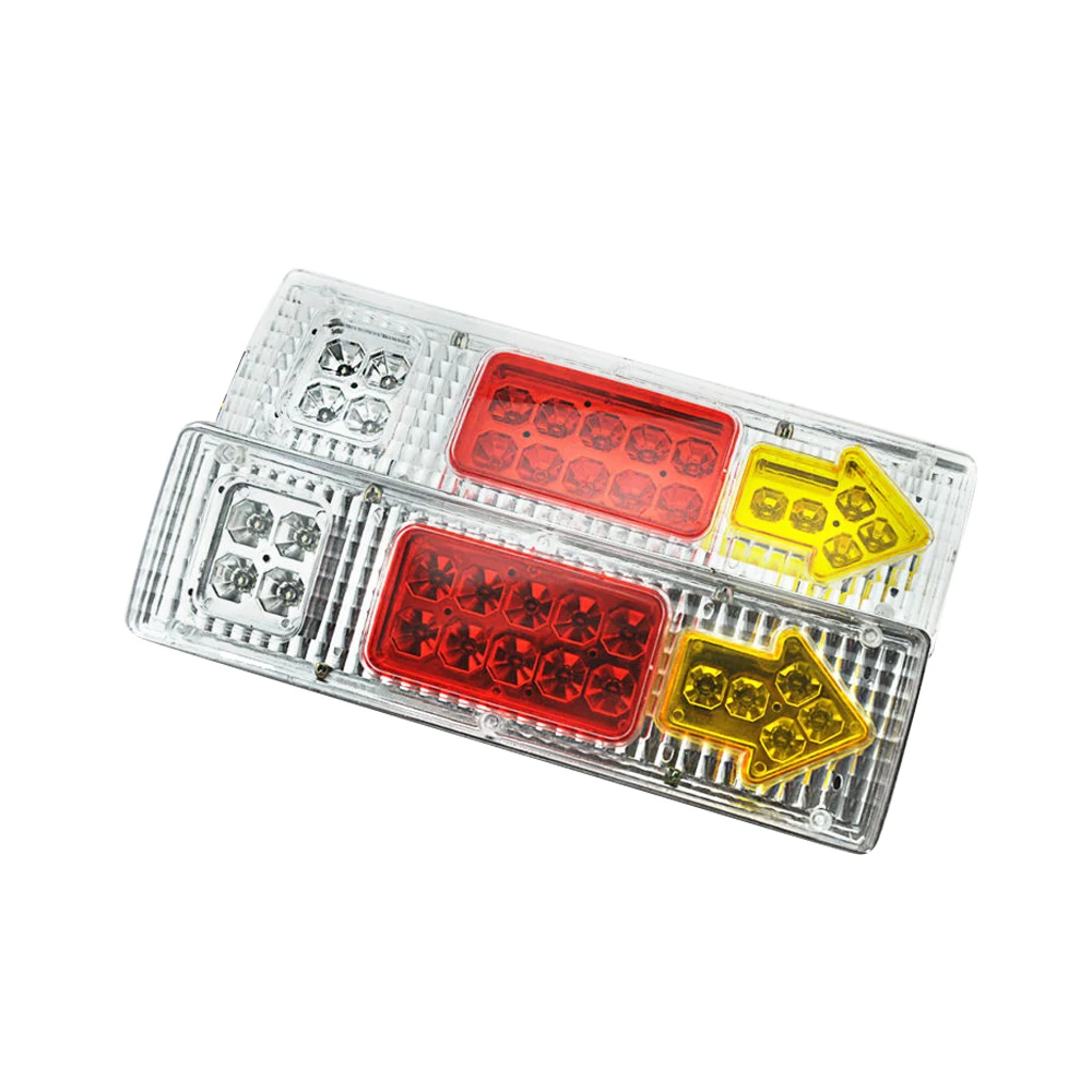 12V 24V 1 пара 19 светодиодный s ATV прицеп грузовик задний светильник фонарь ходовой