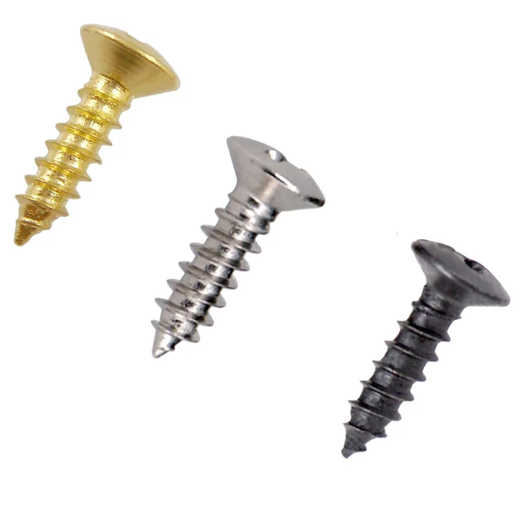 

SQ/ST/LP/TL Electric Guitar Pickguard Control Plate Mounting M3 Screws 100 pcs/lot