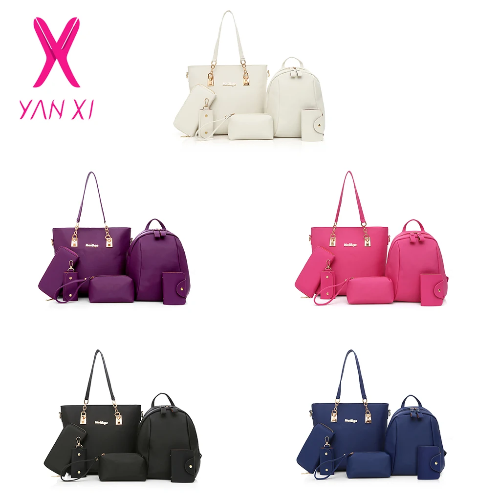 YANXI нейлоновые сумки на плечо набор купить 1 получить 6 женские клатчи из