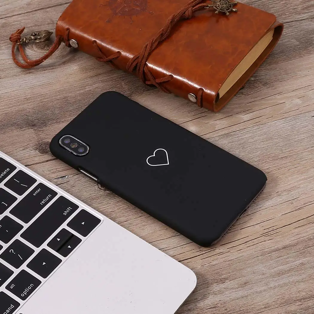 Защитный чехол для мобильного телефона iPhone 6/6S 6 P/6SP 7/8 7 plus/8 plus X черный розовый