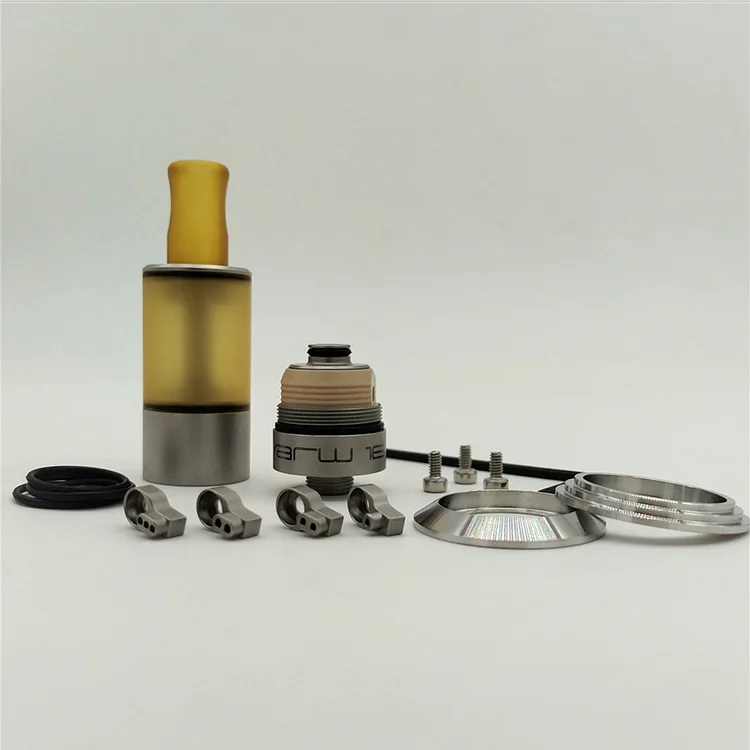 Dvarw MTL Style RTA 2 мл PEI Трубка 16 мм с 4 AFCs клиромайзер одной катушкой для Pico Baby Q16 Vape Mod DIY