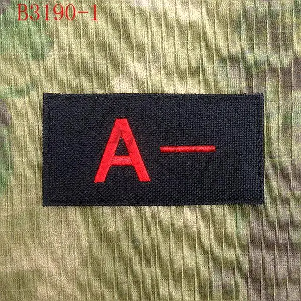 Nylon Ghosts Blood Type A+ A- B+ B- O+ O- AB+ AB- Embroidery patch Badges | Дом и сад