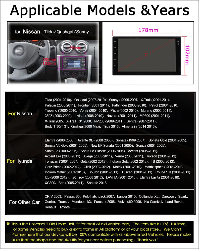 2Din автомобильный dvd-плеер для Nissan Volkswagen TOYOTA Honda KIA hyundai Lada Renault mazda Универсальный Автомобильный радио MP5 двойной din плеер