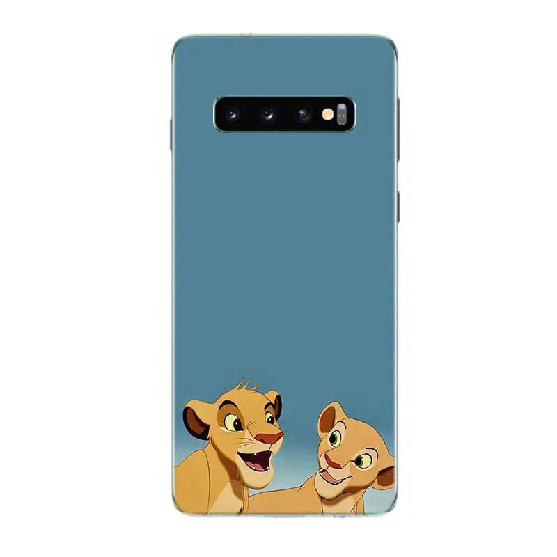 Simba the Lion King Soft Rubber Case For Samsung Galaxy S9 S8 A6 A8 J4 J6 Plus + J8 A7 A9 2018 S7 S6 Edge Note 9 8 10 Pro Cover |