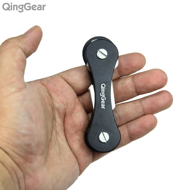 QingGear EXTENDED Keybone Glass Fiber Aluminum Door Key Organizer Car Key Holder bar Multi Keychain Pocket Outdoor key Tool