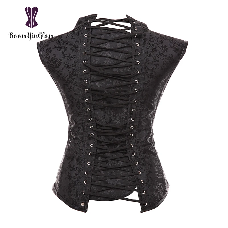 Женская одежда с фиксирующей застежкой Готический стимпанк спиральный стальной