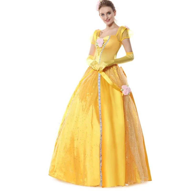 Beauty and the Beast Bell Princess Costume Ballet Fancy Dress Party Cosplay Evening | Тематическая одежда и униформа