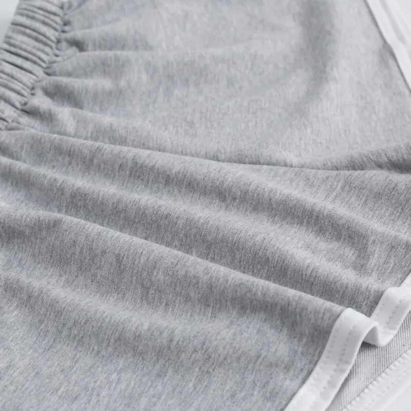 

gray Casual Cotton Shorts women 2019 summer new Loose motion Shorts black Mid Waist Elastic Large size Shorts women