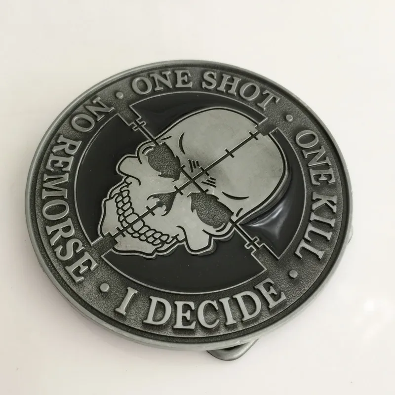 Круглая серебряная пряжка с черепом для ремня, высокого качества, розничная продажа, модный аксессуар для женщин и мужчин, подходит для джинсов шириной 4 см.