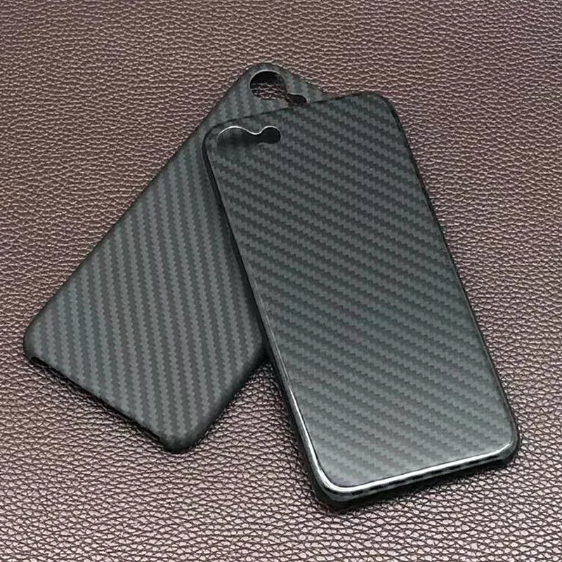 Чехол из настоящего углеродного волокна для iPhone 7/8 Роскошный чехол шестигранный
