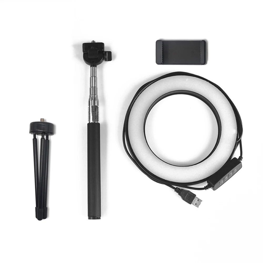 Travor Dimmable 64 шт. светодиодный кольцевой светильник для селфи 3200 5500k фотосъемки с