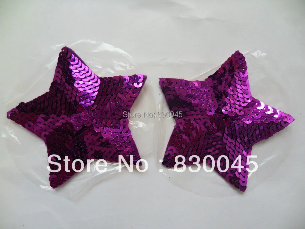 

Sexy Sequin Star-shaped self-adhesive nipple cover / Sequin reusable breast pasties