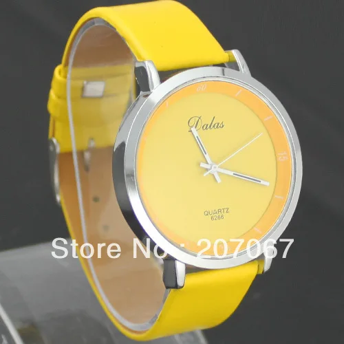 Free shipping 5pcs/Lot 5 Colors choose Womens Ladies Brand New Leatheroid Quartz Movement Wrist Watch Watches | Тематическая одежда