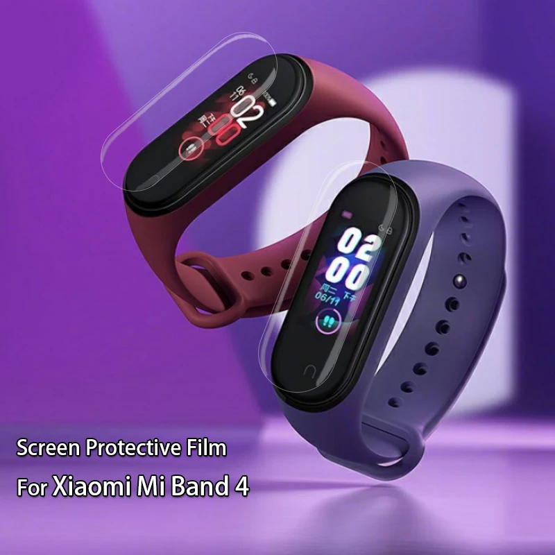 Оптовая продажа 10 шт. mi Band 4 браслет экран защитная пленка ТПУ мягкий полный нано HD