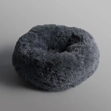 Питомник круглый кот зимний теплый спальный мешок плюшевый супер мягкий питомец