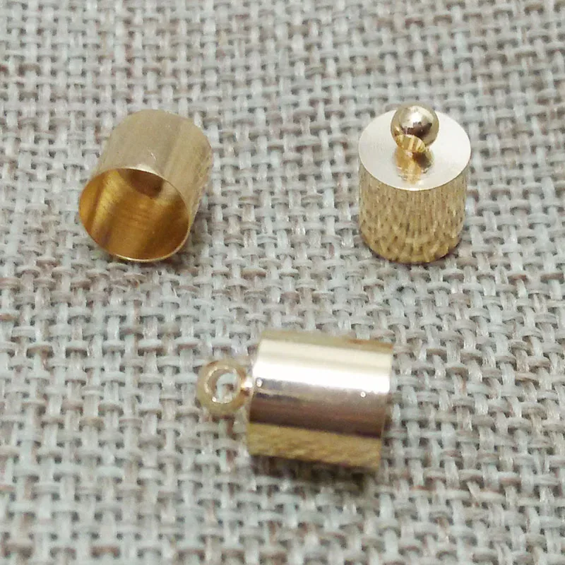 Обжимные концы обжимные концевые бусины бахрома кожаные шнуры кисточки ожерелье