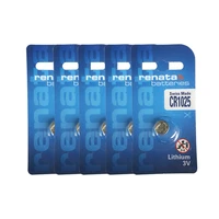 5pcslot 100 original brand renata cr1025 lithium button cell battery 3v batteries for toys keys