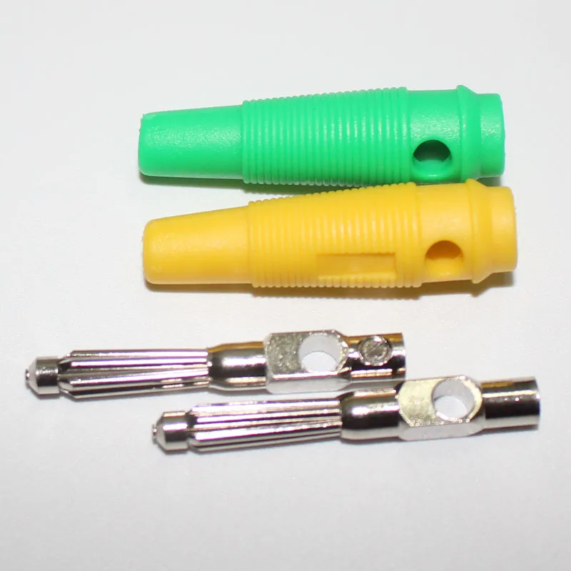 200 шт. 4 мм разъем типа банан безопасный кожух Штабелируемый большой тока для 14AWG