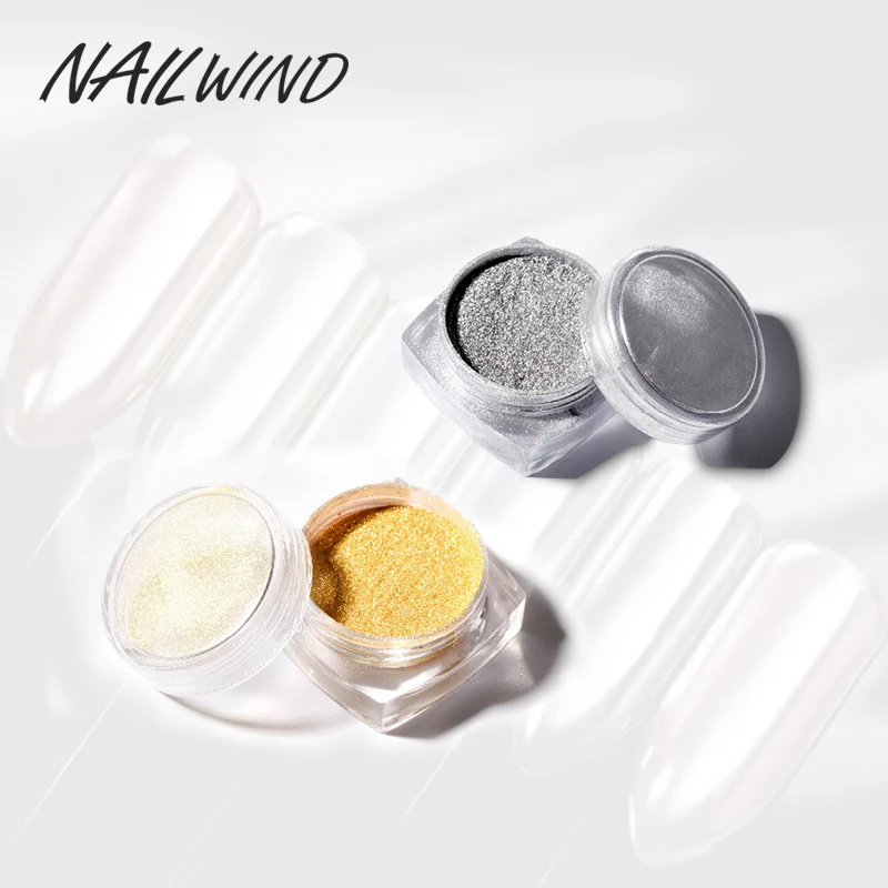 1 шт. Блестки для ногтей алюминиевые хлопья волшебный зеркальный эффект пудра