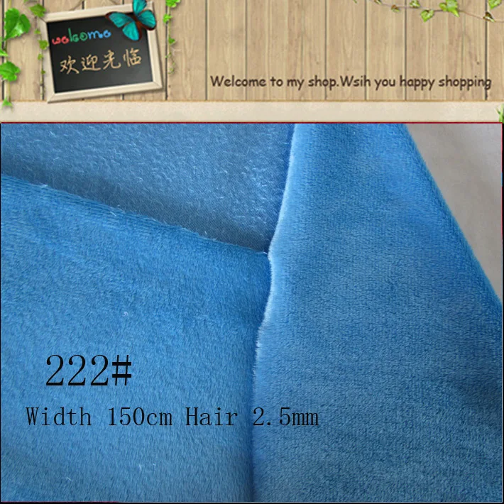 Бесплатная доставка! Синим мехом ткань нескатывающаяся верхняя одежда полиэстер