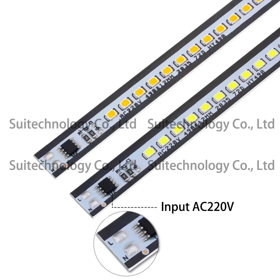 Светодиодный светильник SMD2835 10 шт. теплый натуральный белый 220 В перем.