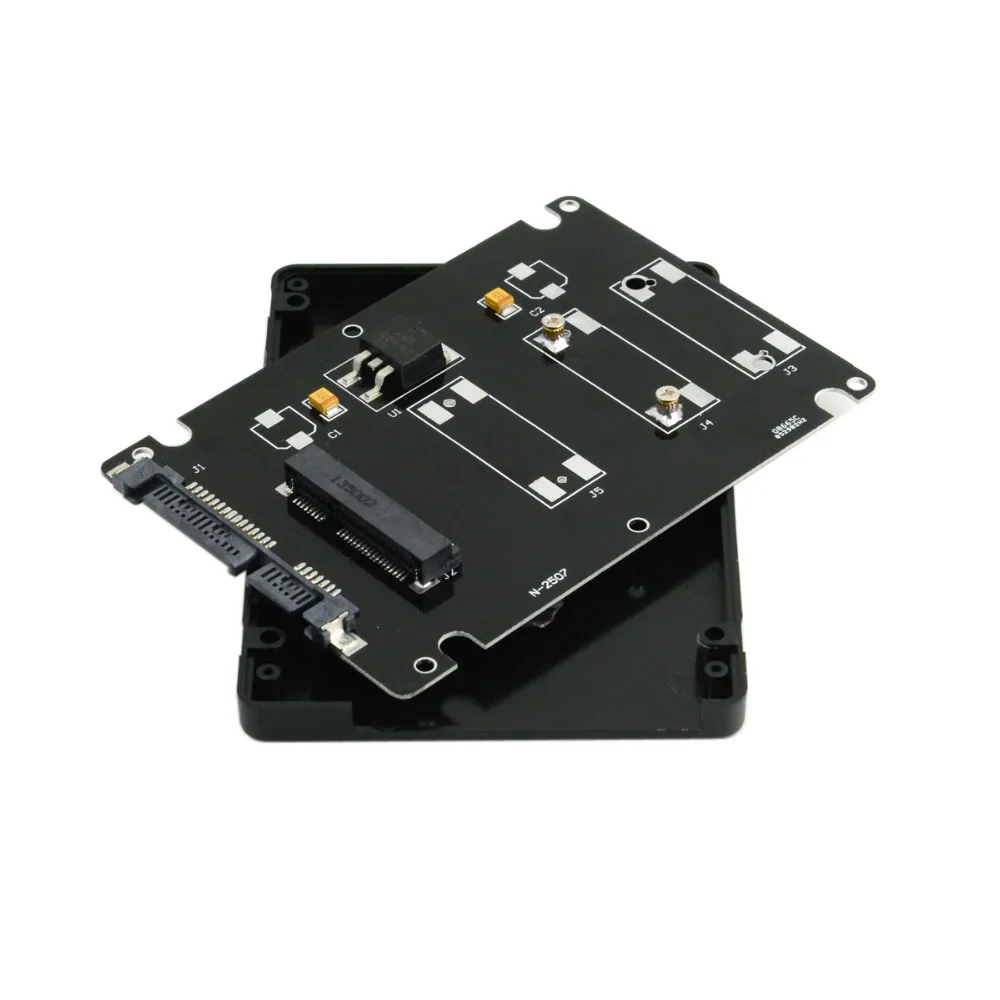 Mini PCI-E mSATA SSD до 2 5 "SATA жесткий диск Корпус конвертер адаптер для Intel Samsung Asus |