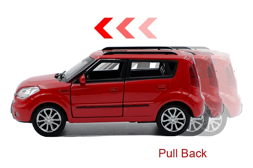 WELLY 1:36 Soul SUV литая под давлением модель автомобиля игрушка с вытягиванием для детей подарки коллекция игрушек