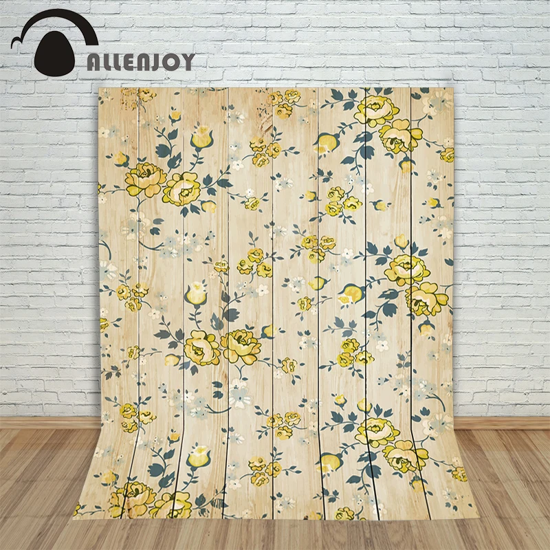 Allenjoy Рождественский фон для фотосъемки Ретро винтажный цветок классический