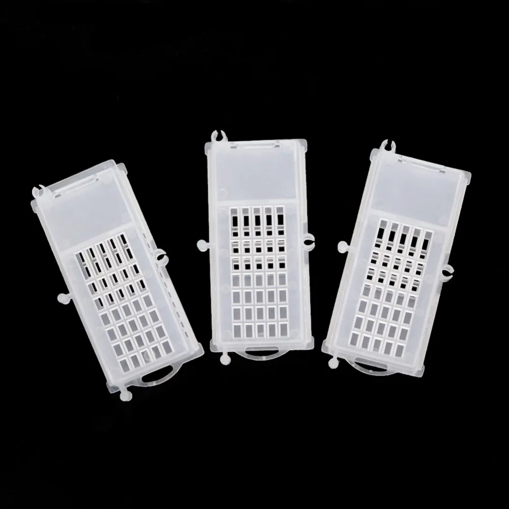 10 Pcs Beekeeper Bee Transparent Queen Cages Insect Equipment Queen House Beehive Beekeeping Tools