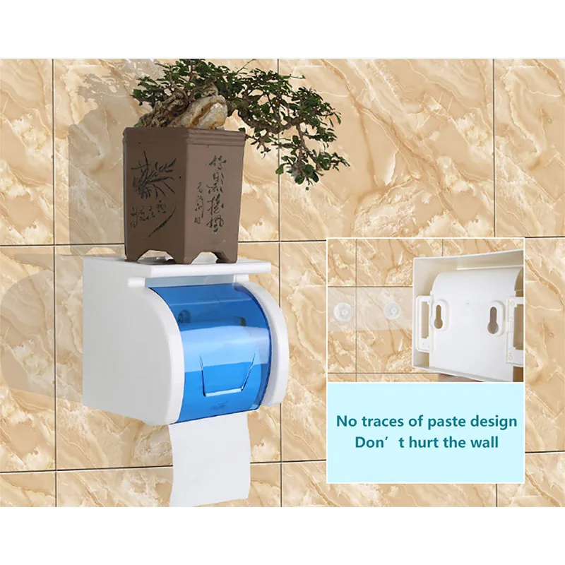 Прочный Настенный Держатель для ванной комнаты рулон бумажных салфеток