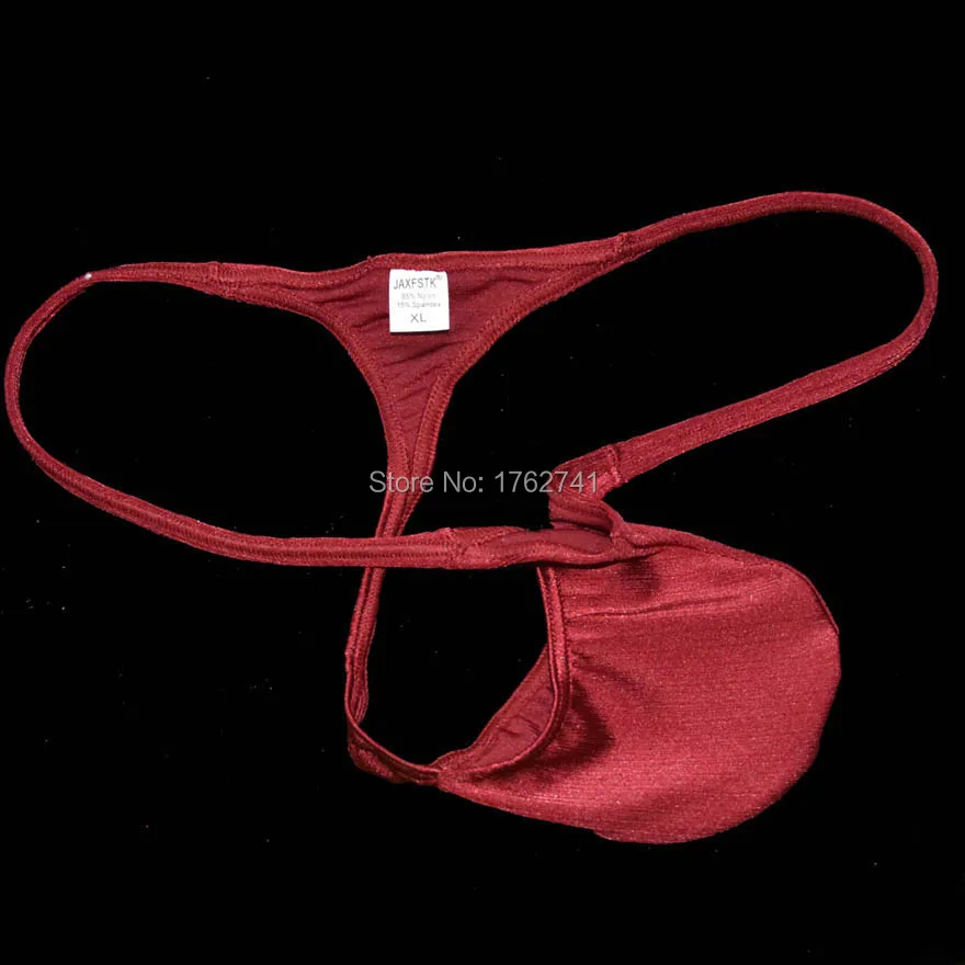 Сексуальные мужские стринги микро нижнее белье трусы бикини блестящие