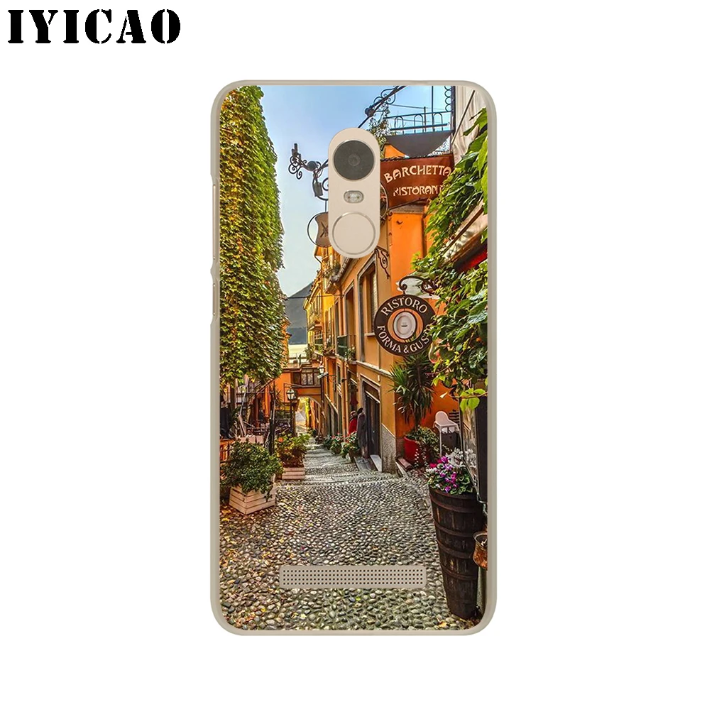 IYICAO итальянский Ландшафтный Жесткий Чехол для Redmi 8A 6A 4A S2 Note 7 3 4X6 5 Pro 5A Prime Plus