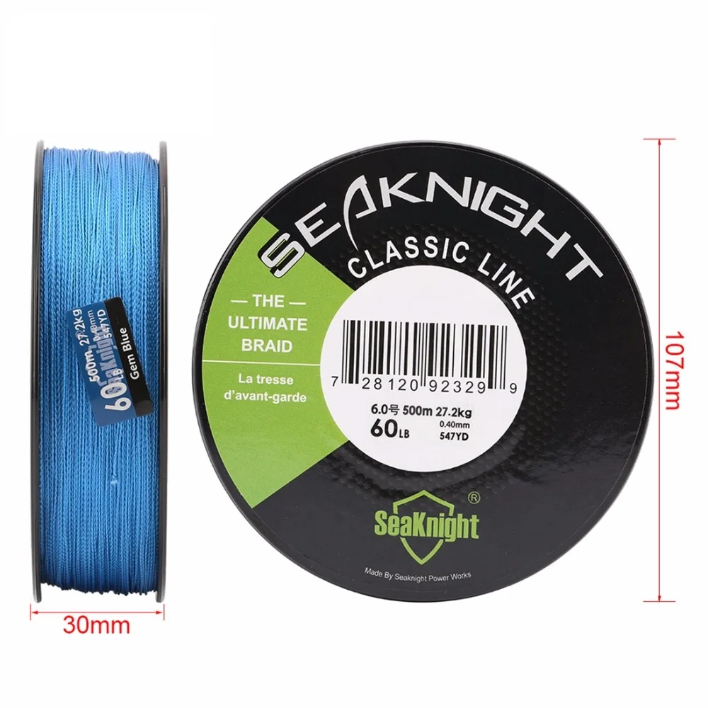 Quality Classic 500M 546YDS Braided Fishing Line Multifilament PE 6LB - 80LB 4 Strands Weaves Strong Carp | Спорт и развлечения