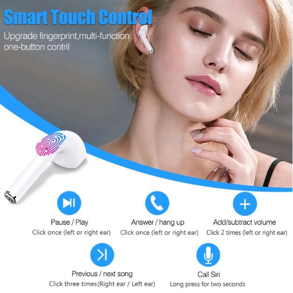 I60 TWS 1:1 всплывающие беспроводные Bluetooth наушники i30 tws i80 сенсорное управление 5 0 чип