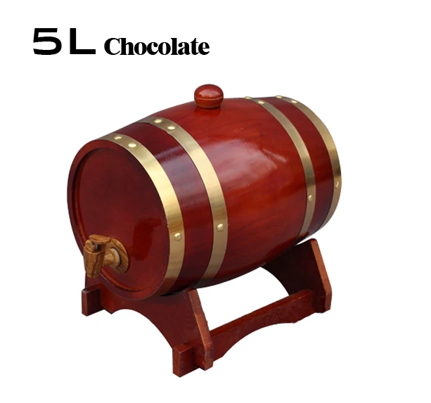 5L Дубовые бочки красное винный бочонок мочевого пузыря бар гостиничные