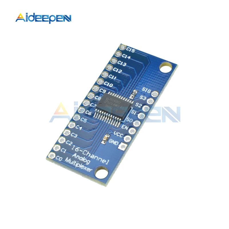 1 шт. CD74HC4067 16-канальный с аналоговым и цифровым дисплеем мультиплексор
