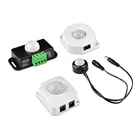 Высокочувствительный датчик движения, переключатель светильник, постоянный ток 12 в-24 в, Автоматический Инфракрасный датчик движения, переключатель для светодиодной ленсветильник