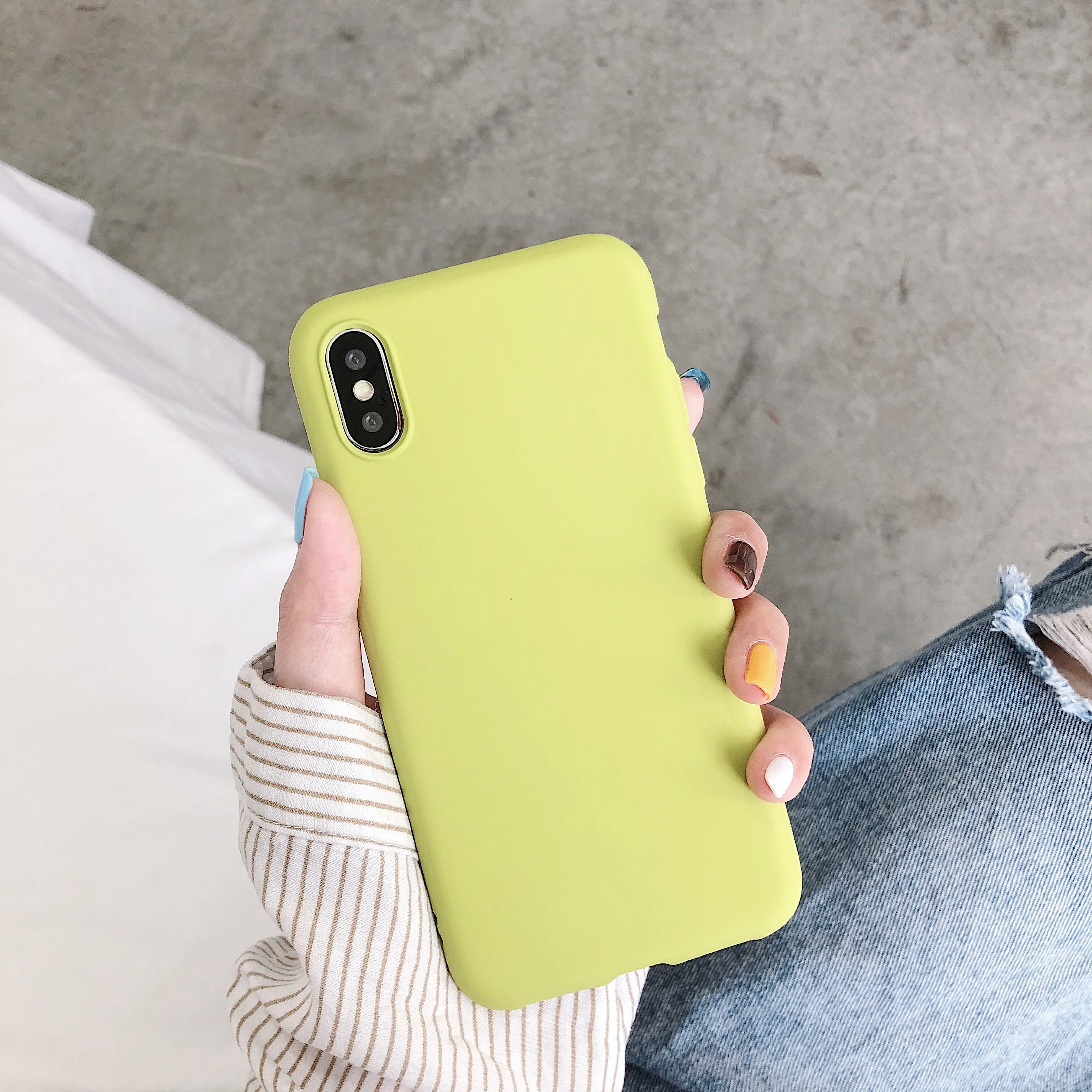 PIXIU нубук кожаный чехол для телефона iPhone 6 7 Plus X XR XS Max мягкая Противоударная задняя