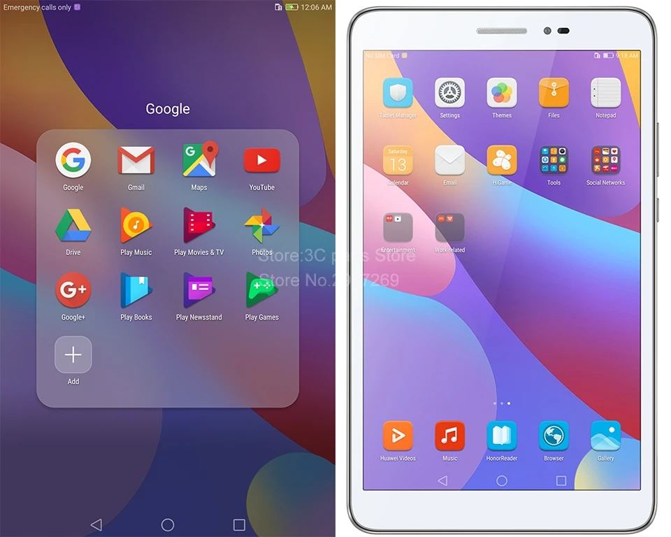 Huawei honor tablet 2 LTE 3g Ram 32G Rom 8 дюймов Qualcomm Snapdragon 616 Andriod 6 8.0MP 4800mah ips 1920*1200 планшетный ПК JDN-AL00