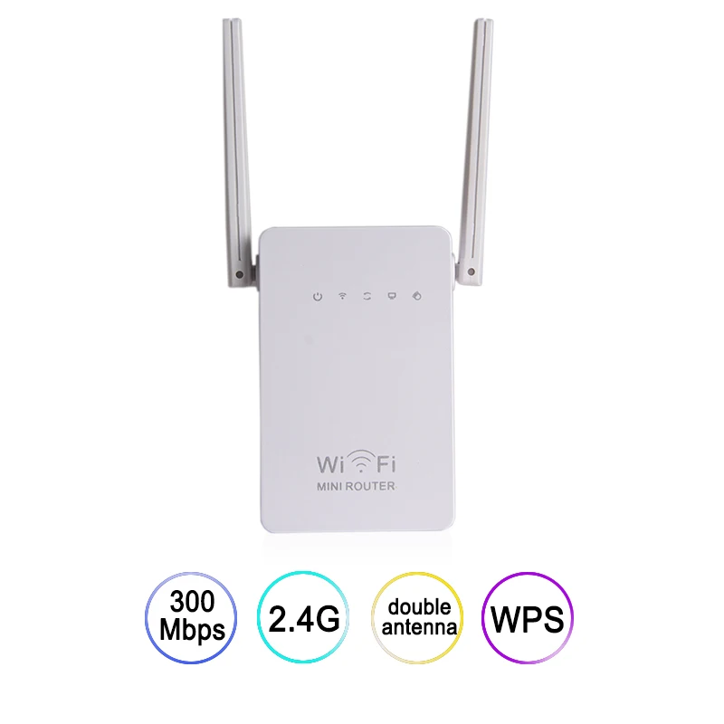 Мини Wi Fi роутер 2 4 ГГц 300 Мбит/с беспроводной сетевой ретранслятор расширитель