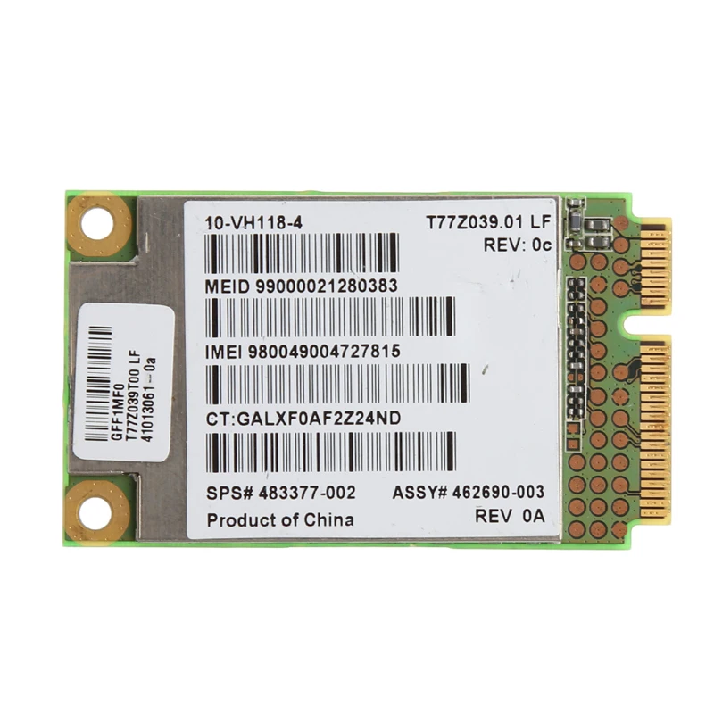 Беспроводная карта PCI E UN2400 EV DO UMTS HSDPA модуль WWAN 483377 002 3G для HP|Сетевые карты| |