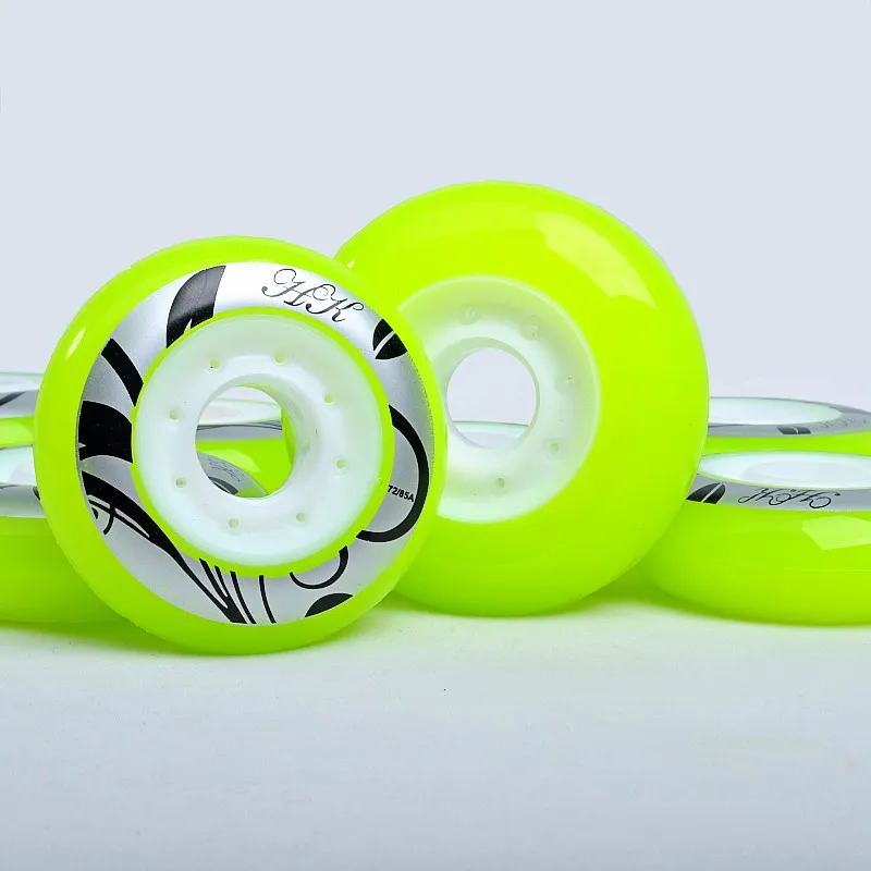 Бесплатная доставка роликовые коньки колеса PU материал 608RS ABEC 7 подшипник 8