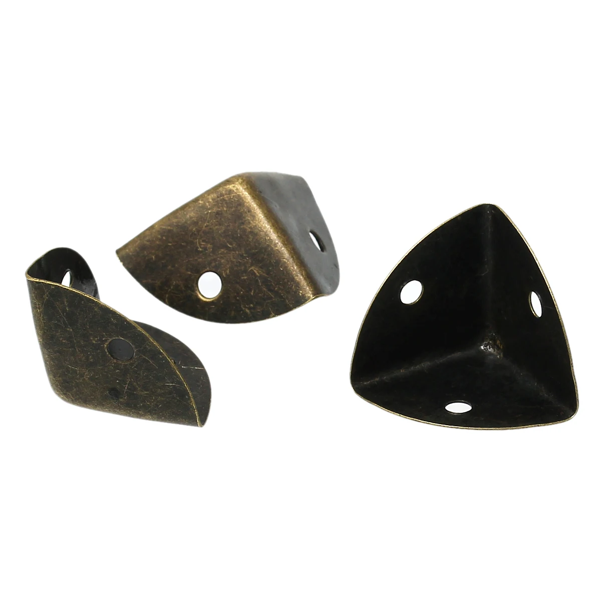 

Box Desk Corner Protector Antique Bronze 25mm x25mm(1" x1"),30 PCs new