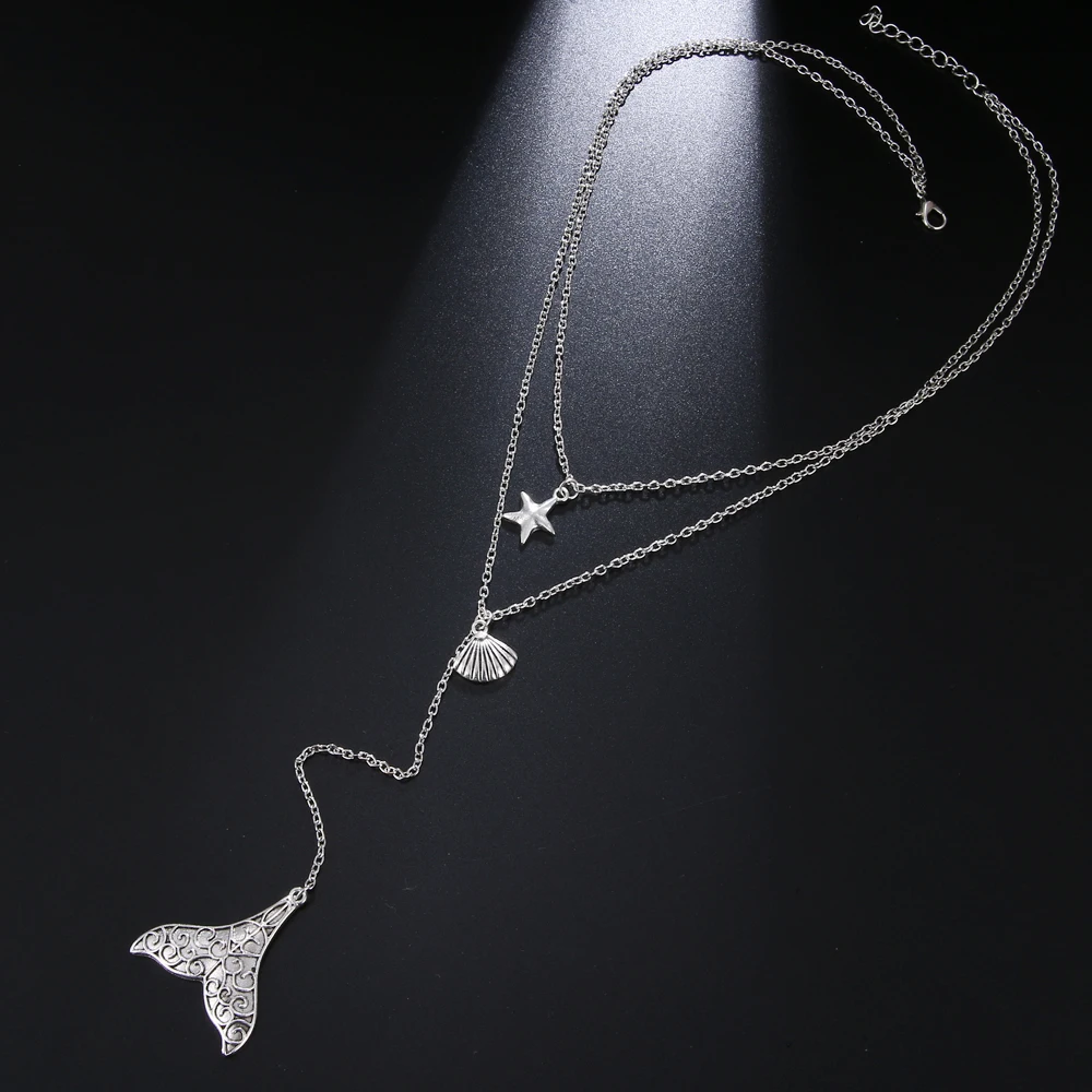 UMKA новый дизайн в стиле бохо пляжные Подвески виде морской звезды ракушки