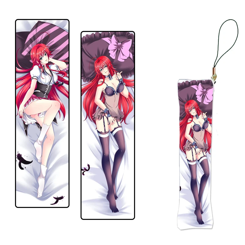 Японский пользовательский брелок для старшей школы DXD Mini Dakimakura ремень Rias Gremory