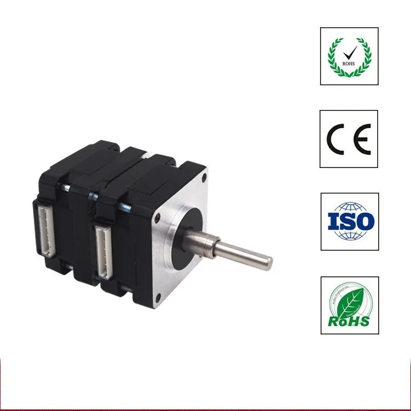 Точный шаговый двигатель статическая сила момент 1 9 нм Электрический двойной